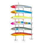 オルルド釣具 釣り具 ルアー メタルバイブ ルアーセット 10.5cm 35g 6色セット