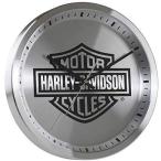 ハーレーダビッドソン コアメタル B&amp;Sロゴ ウォールクロック 直径30.5×厚さ4.2cm Harley-Davidson HDX-9