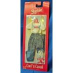 Barbie(バービー) Cool'n Casual Fashions T-Shirt Denium Pants Outfit and Accessories ドール 人形 フ