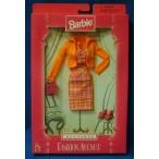 Barbie(バービー) Fashion Avenue Boutique 1998 Orange and Pink Plaid Summer Dress Outfit with Acces