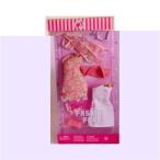 Barbie(バービー) Fashion Fever Holiday Clothes and Accessories - White and Floral Dresses, Purse,