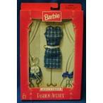 Barbie(バービー) Fashion Avenue Boutique 1998 Blue Plaid Mini Skirt Outfit with Accessories ドール
