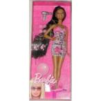 Barbie(バービー) Fab Life Brunette Doll with Pink &amp; Black Love Dress ドール 人形 フィギュア