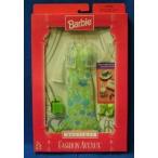 Barbie(バービー) Fashion Avenue Boutique 1998 Floral Green &amp; White Dress Outfit with Accessories