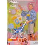 Barbie(バービー) Happy Family ALAN &amp; RYAN DOLL Set w DAD &amp; SON in STROLLER &amp; More! (2002) ドール