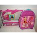 Barbie(バービー) Pink Clear Handbag &amp; Mini Barbie(バービー) Back Pack ドール 人形 フィギュア