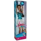 Barbie(バービー) Pom Pom Divas 12 Inch Doll - Nikki in Glittery Blue and Silver Cheerleader Outfit