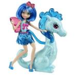 Barbie(バービー) Princess Charm School Princess Assistant Blue Fairy And Dragon ドール 人形 フィギ