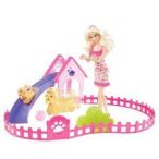 Barbie(バービー) Puppy Play Park and Barbie(バービー) Doll Giftset ドール 人形 フィギュア
