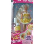 Foam 'N Color Barbie(バービー): Washable Foam-in Hair Color for Bathtime Fun! (Yellow) ドール 人形