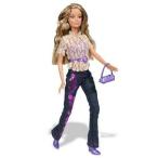 J1407 Barbie(バービー) Fashion Fever: with lavender Tube top with Lace Blouse,Denim Jeans with Fus