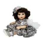Marie Osmond Platinum Rose Tiny Tot Seated 5.5 Porcelain Doll ドール 人形 フィギュア