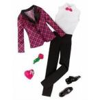 Mattel-Barbie(バービー) Fashion Clothing For Ken - Black &amp; Pink Plaid Tux Jacket ドール 人形 フィ