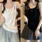  майка Layered женский топ накладывающийся надеты внутренний футболка безрукавка весна лето большой размер cut and sewn тонкий LUGA050(2 цвет L-5XL)