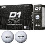ホンマ ゴルフ ボール D1 D-1 SPIN スピン 2023 2ピース ソフト 飛び系 飛距離 ディスタンス ゴルフボール 1ダース 1