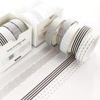  японский стиль образец японская бумага лента 5 шт . структура . маскировочная лента комплект женщина. стиль wasi лента упаковка,DIY изделие прикладного искусства ( пункт линия )