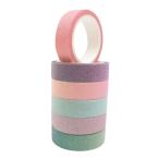 RuiChy прекрасное платье прекрасное платье маскировочная лента 6 -цветный набор Kirakira ширина 12mm золотая пыль японская бумага лента DIY рукоделие товар journal блокнот Planner 