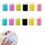 Doyime палец краска губка (12 шт ) stencil сиденье палец . краска губка ребенок школа блокнот для новогодняя открытка изделие прикладного искусства оборудование орнамент 