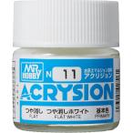GSI クレオス(GSI Creos) GSIクレオス アクリジョンカラー つや消しホワイト つや消し 10ml 模型用塗料 N11