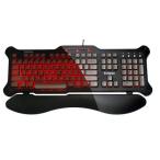 Saitek Eclipse Backlit Keyboard - Red LED ( PZ3