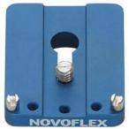 Novoflex Q=base 2" Plate with 1/4" and 3/8" Camera Screws and Adjustable No-Twist Pins