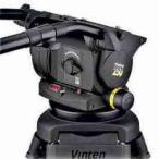 Vinten Vision 250 Pan & Tilt Head, Black with Quickfix / 4-Bolt Flat Base, Supports 73 lbs.