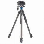 Benro C2573FS6 Video Head and CF Flip Lock Legs, 13.2lbs Max Load Capacity