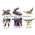 トランスフォーマー サイバートロン Primus Unleashed Decepticon 3 Pack Combo - Sideways， Brimstone