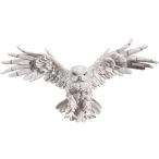 デザイン・トスカノ製 神秘的な妖精 白フクロウ(梟)の壁彫刻 彫像/ Design Toscano Mystical Spirit Owl