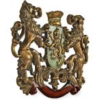 英国壁彫刻 王家のライオン 紋章 彫像 装飾/ Design Toscano Inc Heraldic Royal Lions Coat of Arms Wal