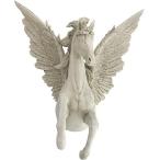 Design Toscano JQ8813 神聖ペガサス 翼の雄馬 壁彫刻
