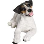 Design Toscano Black and White Jack Russell Puppy Dog Statue, Multicolored by Design Toscano