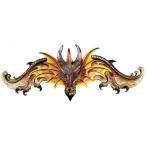 Design Toscano QS292739 the Dragon of Kingsbridge Manor Pediment Wall Sculpture