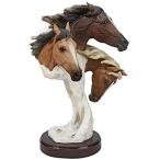 (Large) - Design Toscano QS873 Large Racing the Wind Wild Horse Statue by Samuel Lightfoot