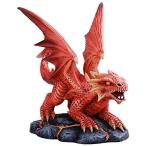 Pacific Giftware Anne Stokes Age of Dragons Fire Dragon Wyrmling ホーム卓上装飾樹脂置物