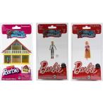 Barbie 世界最小のマリブバービードリームハウスと世界最小のバービーシリーズ2人形-3アイテムの束