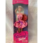Barbie バービー1997バレンタイン付きピンクのドレスのバレンタイン