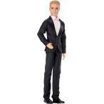 Barbie バービー Fairytale Groom Ken Doll in Tuxedo 、Brown/A