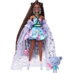 Barbie バービーの余分な派手な人形とアクセサリー