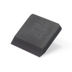 カーフィルム 施工用 フィルム貼り用 ゴムヘラ 両刃 黒 75mm 施工用品 施工工具 水抜き作業 水切り