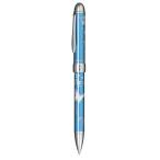 セーラー万年筆 優美蒔絵 複合筆記具 2色ボールペン＋シャープペンシル 蝶 メタルブルー 16-0333-244