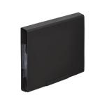 キングジム スキットマン 冷蔵庫ピタッとファイル 郵便物整理タイプ 黒 2951-BK