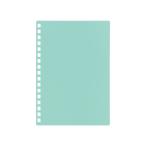 リヒトラブ カスタマイズ オープンリングノート 表紙 A6 S型 ライトグリーン N-2920-19