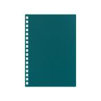 リヒトラブ カスタマイズ オープンリングノート 表紙 A6 S型 ティールグリーン N-2920-28