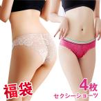 ショーツ福袋 ショーツセット 4枚 下着 福袋 2025 パンツ福袋 ショーツ ショーツレディース 女性用下着 ショーツ レディースショーツ セクシーショーツ T-0003