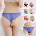 Tバック ショーツ レディース セクシー レース ショーツ ローライズ  総レースショーツ tバック下着 シースルー ショーツ 透け感  ランジェリー T-1493