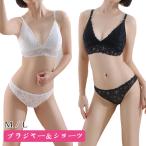 ブラジャー ショーツ セット ナイトブラ ブラジャー ノンワイヤー ショーツレディース ブラジャーセット セクシー ショーツ ランジェリー 上下セット  T-673