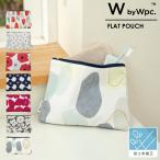 セール50%オフ Wpc.公式 Wpc. Patterns フラットポーチ 撥水 レディース 女性 旅行 かわいい おしゃれ 北欧 花柄