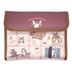 じゃばらポーチ　ダヤンとチップ  わちふぃーるどダヤン