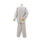 ハートフルウェアフジイ 肩開きパジャマセット 秋冬用 ／HP04-HP08 M 01ブルー